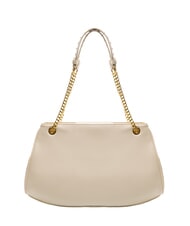 BRACCIALINI GISELLE Sac à bandoulière avec logo en métal beige - Sacs pour Femme - 4