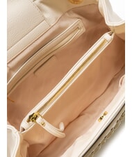 BRACCIALINI GISELLE Sac à bandoulière avec logo en métal beige - Sacs pour Femme - 5