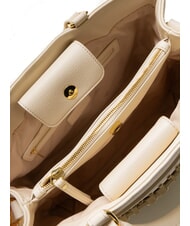 BRACCIALINI GISELLE Sac fourre-tout avec logo en métal beige - Sacs pour Femme - 5