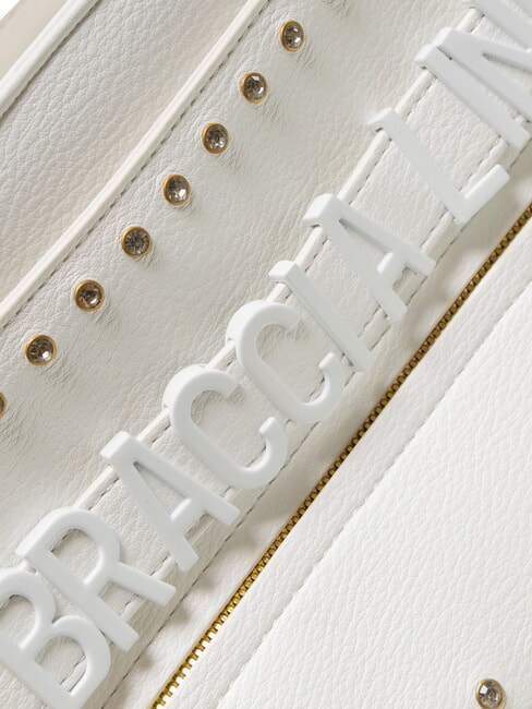 GISELLE Sac fourre-tout avec logo en métal blanc - Sacs pour Femme