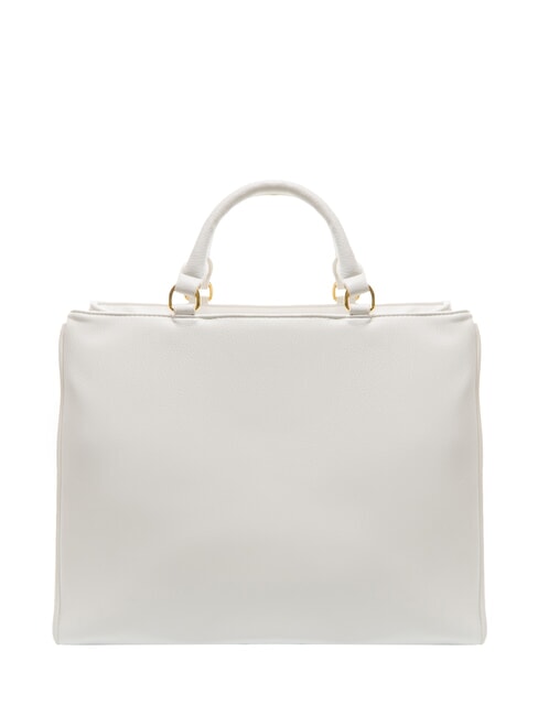 GISELLE Sac fourre-tout avec logo en métal blanc - Sacs pour Femme