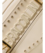 BRACCIALINI GISELLE Sac de coffre avec logo métallique beige - Sacs pour Femme - 3