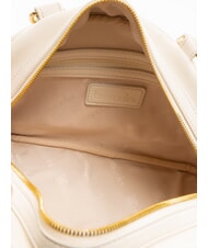 BRACCIALINI GISELLE Sac de coffre avec logo métallique beige - Sacs pour Femme - 5
