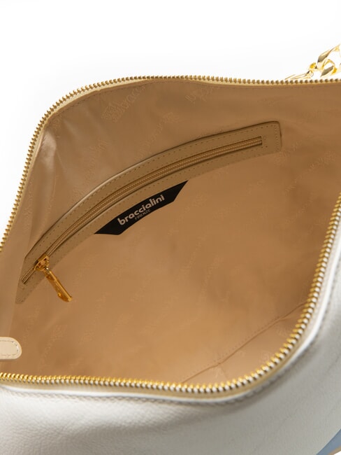 NICOLE Sac cartable en cuir patchwork multi - Sacs pour Femme