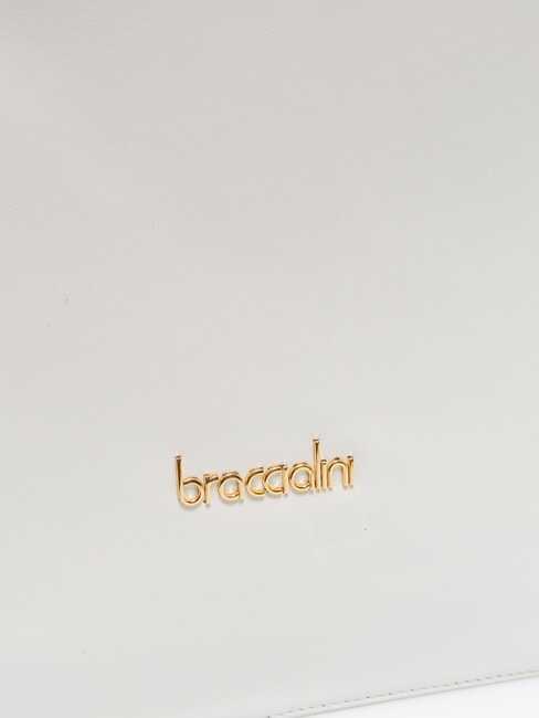 GRETA Sac cartable en cuir blanc - Sacs pour Femme