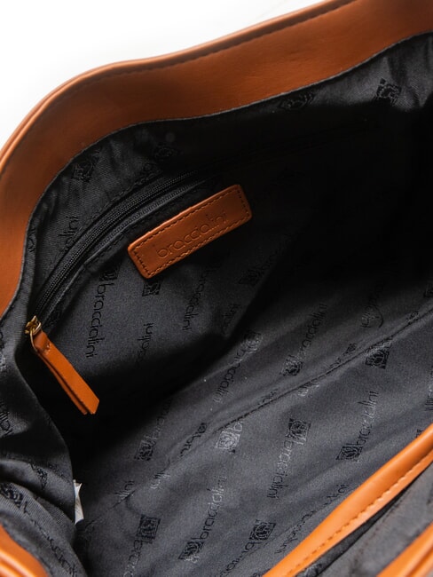 GINGER Sac à bandoulière avec rabat marron - Sacs pour Femme