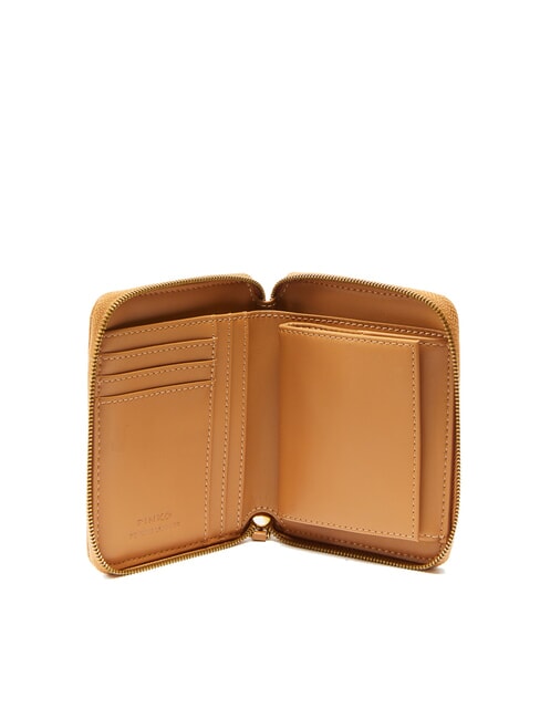 TAYLOR Quilted Portefeuille zippé nougat-or antique - Portefeuilles Femme