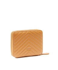 PINKO TAYLOR Quilted Portefeuille zippé nougat-or antique - Portefeuilles Femme - 3