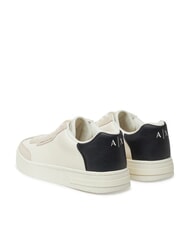 ARMANI EXCHANGE A|X Baskets blanc cass&eacute; + noir - Chaussures Homme - 3