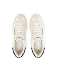 ARMANI EXCHANGE A|X Baskets blanc cassé + noir - Chaussures Homme - 4