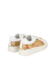 ALVIERO MARTINI PRIMA CLASSE GEO JUNIOR Baskets Blanc / Beige Géo - Chaussures Femme - 4