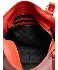 BRACCIALINI SOFIA Sac bandoulière en cuir avec petites fleurs rouge - Sacs pour Femme - 5