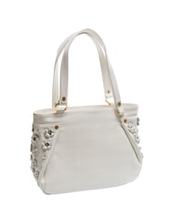 BRACCIALINI SOFIA Sac bandoulière en cuir avec petites fleurs blanc - Sacs pour Femme - 2