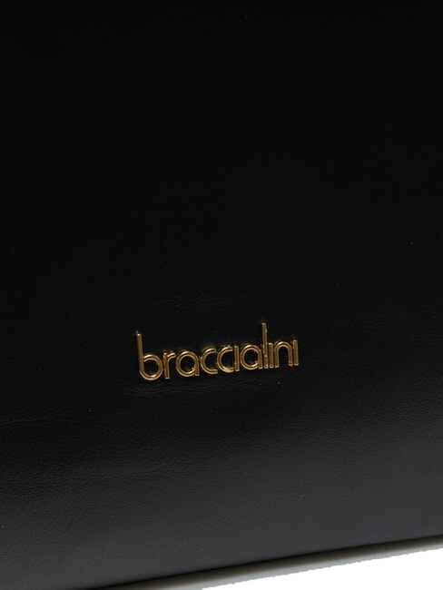 NAOMI Sac à bandoulière en cuir noir - Sacs pour Femme