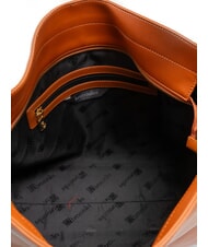 BRACCIALINI NORA Sac hobo en cuir marron - Sacs pour Femme - 5