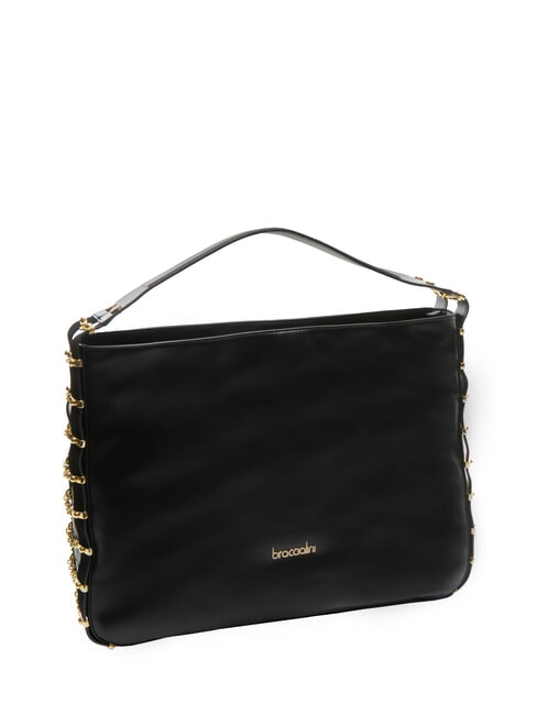 NORA Sac hobo en cuir noir - Sacs pour Femme