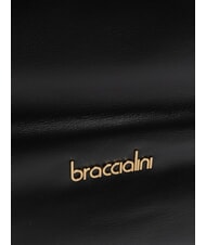 BRACCIALINI NORA Sac hobo en cuir noir - Sacs pour Femme - 3