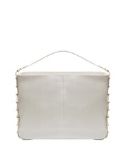 BRACCIALINI NORA Sac hobo en cuir blanc - Sacs pour Femme - 4