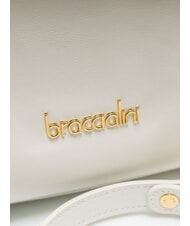 BRACCIALINI NORA Sac cartable en cuir avec boucles blanc - Sacs pour Femme - 3