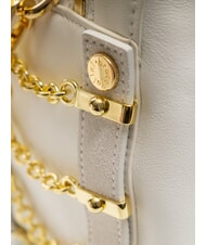 BRACCIALINI NORA Sac cartable en cuir avec boucles blanc - Sacs pour Femme - 4