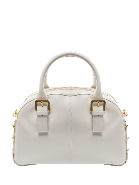 NORA Sac cartable en cuir avec boucles blanc - Sacs pour Femme