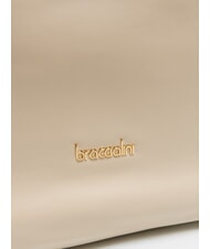 BRACCIALINI NORA Sac hobo en cuir beige - Sacs pour Femme - 3