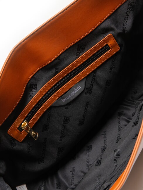 NORA Sac à bandoulière en cuir marron - Sacs pour Femme