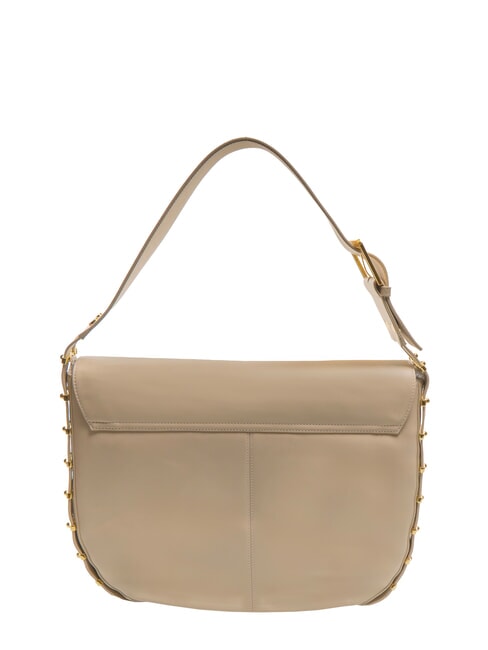 NORA Sac à bandoulière en cuir beige - Sacs pour Femme