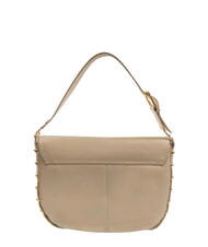 BRACCIALINI NORA Sac à bandoulière en cuir beige - Sacs pour Femme - 4