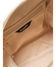 BRACCIALINI NAOMI Sac de coffre en cuir tressé beige - Sacs pour Femme - 5