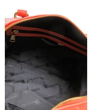 BRACCIALINI NAOMI Sac de coffre en cuir tress&eacute; rouge - Sacs pour Femme - 6