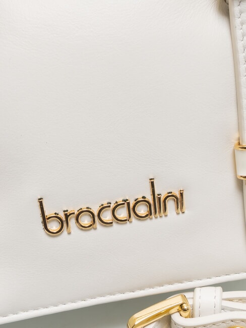 GRETA Petit sac à main en cuir blanc - Sacs pour Femme