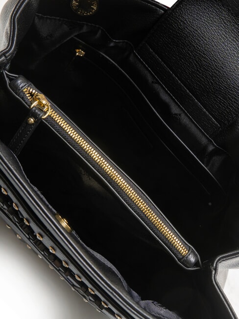 GISELLE Sac à bandoulière avec logo en métal noir - Sacs pour Femme