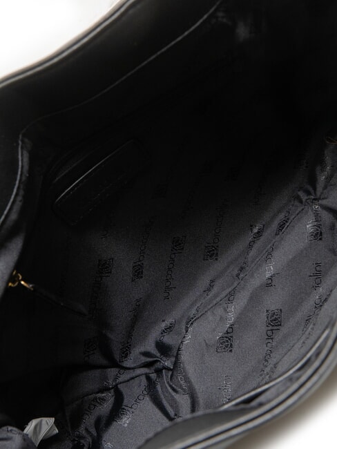 GINGER Sac à bandoulière avec rabat noir - Sacs pour Femme