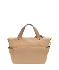 BRACCIALINI SOFIA Sac &agrave; main en cuir avec fleur beige - Sacs pour Femme - 3