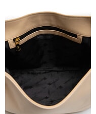 BRACCIALINI SOFIA Sac &agrave; main en cuir avec fleur beige - Sacs pour Femme - 4