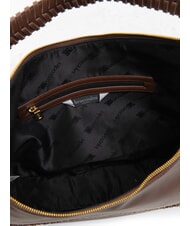 BRACCIALINI NAOMI Sac hobo en cuir avec chaîne marron - Sacs pour Femme - 5