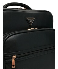 GUESS NOROM Grand sac à dos imprimé saffiano NOIR - Sacs pour Femme - 4