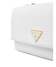 GUESS PHAEDRA Sac &agrave; bandouli&egrave;re tiss&eacute; blanc - Sacs pour Femme - 3