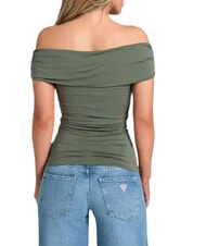 GUESS CHARLOTTE  T-shirt plante verte - T-shirt - 2