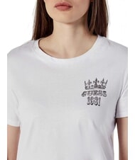 GUESS SS NATURESCAPE  T-shirt en coton blanc pur - T-shirt - 3