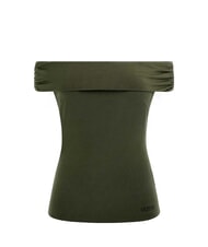 GUESS CHARLOTTE  T-shirt plante verte - T-shirt - 4