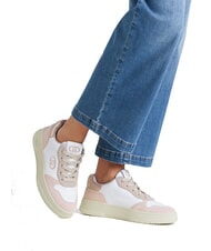 LIUJO ME 03 Snakers en cuir et daim nu/blanc/pois - Chaussures Femme - 6