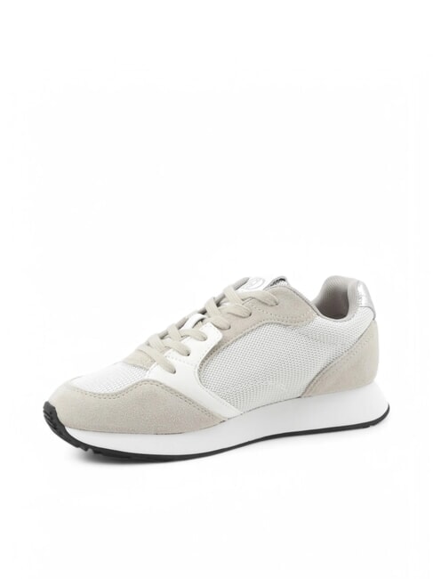 VIBE 03 Baskets de course en cuir et tissu sable/blanc - Chaussures Femme