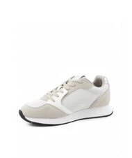 LIUJO VIBE 03 Baskets de course en cuir et tissu sable/blanc - Chaussures Femme - 3