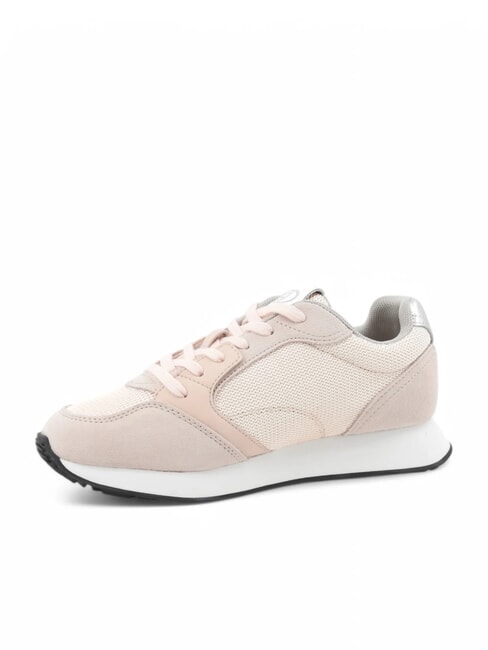 VIBE 03 Baskets de course en cuir et tissu nu - Chaussures Femme
