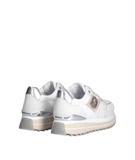 LIUJO MAXI WONDER 73 Baskets à empiècements floraux blanc cassé - Chaussures Femme - 3