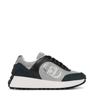 LIUJO LOLO 17 Baskets à paillettes lurex noir cassé - Chaussures Femme - 2