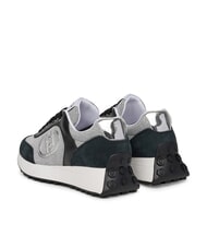 LIUJO LOLO 17 Baskets à paillettes lurex noir cassé - Chaussures Femme - 3