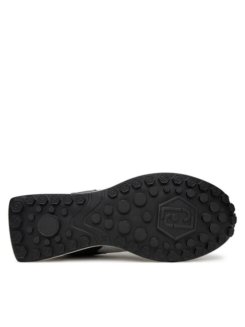 LOLO 17 Baskets à paillettes lurex noir cassé - Chaussures Femme